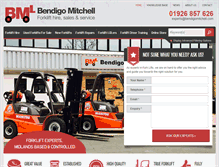 Tablet Screenshot of bendigomitchell.com